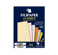 Papel Filiperson Linho 180gr Creme A4 50fls