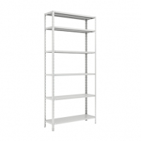 Estante 06 Prateleiras W3 C/ Reforco 30cm Cinza Ch26