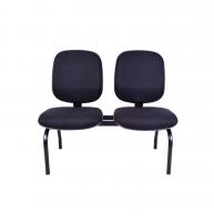 CADEIRA LONGARINA 02 LUGARES OP DIR PRETO