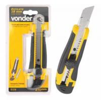 ESTILETE 18MM VONDER ES218 PLASTICO EMBORRACHADO